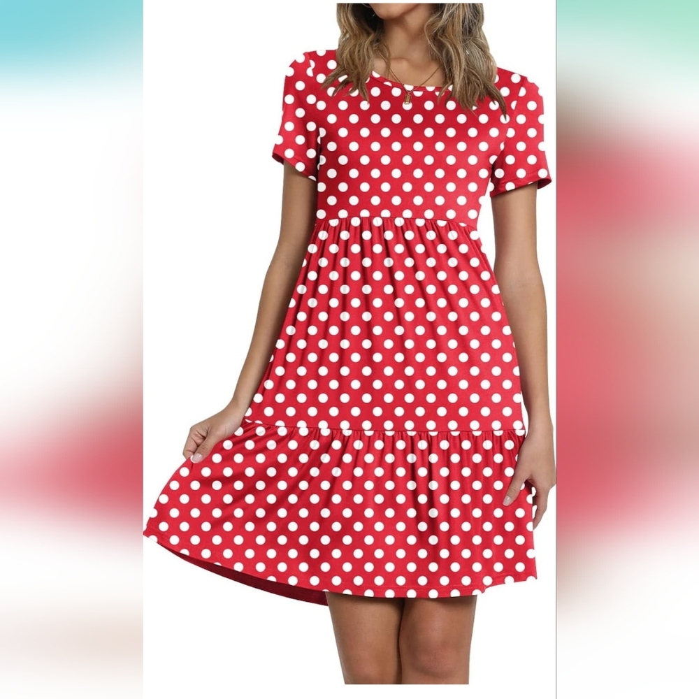 Polka Dot Mini Dress